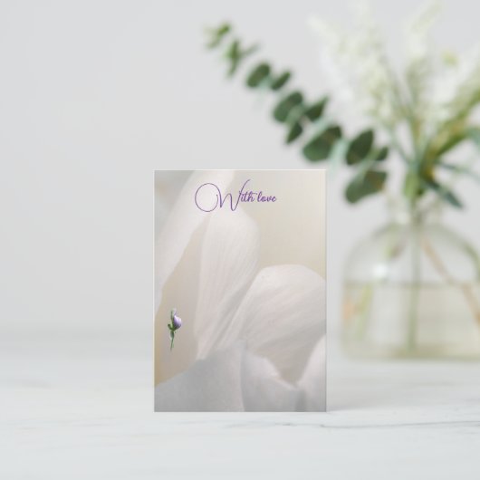 Flat Note-kaart Notitiekaartje (Staand voorkant)