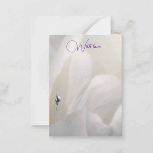 Flat Note-kaart Notitiekaartje (Voorkant)