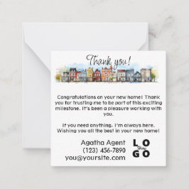 Flat Note-kaart Notitiekaartje