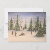 Flat Note-kaart Notitiekaartje (Voorkant)