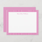 Flat Note-kaart Notitiekaartje (Voorkant / Achterkant)