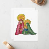 Flat Note-kaart Notitiekaartje (Voorkant / Achterkant in situ)