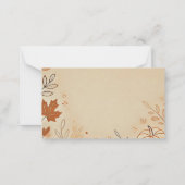 Flat Note-kaart Notitiekaartje (Achterkant)