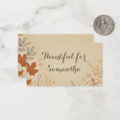 Flat Note-kaart Notitiekaartje (Voorkant / Achterkant in situ)