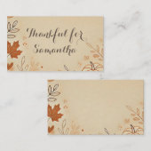 Flat Note-kaart Notitiekaartje (Voorkant / Achterkant)