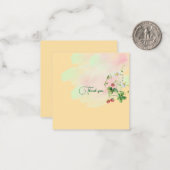 Flat Note-kaart Notitiekaartje (Voorkant / Achterkant in situ)