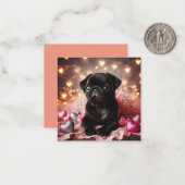 Flat Note-kaart Notitiekaartje (Voorkant / Achterkant in situ)