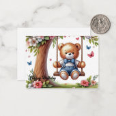 Flat Note-kaart Notitiekaartje (Voorkant / Achterkant in situ)