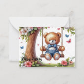 Flat Note-kaart Notitiekaartje (Voorkant)