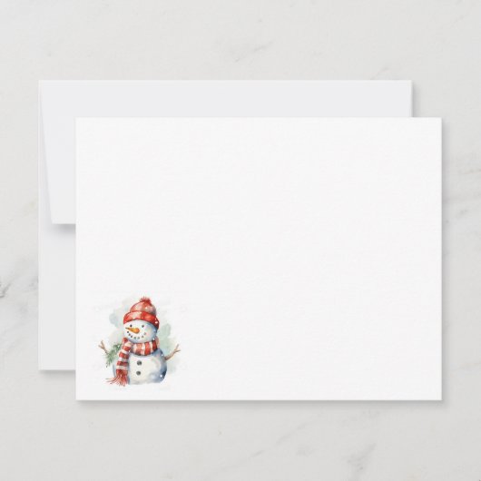 Flat Note-kaart Notitiekaartje (Voorkant)