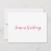 Flat Note-kaart Notitiekaartje (Achterkant)