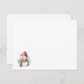 Flat Note-kaart Notitiekaartje (Voorkant / Achterkant)