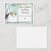 Flat Note-kaart Notitiekaartje (Voorkant / Achterkant)