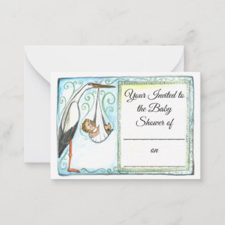 Flat Note-kaart Notitiekaartje