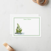 Flat Note-kaart Notitiekaartje (Voorkant / Achterkant in situ)