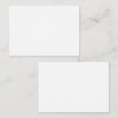 Flat Note-kaart Notitiekaartje (Voorkant / Achterkant)