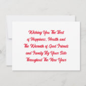 Flat Note-kaart Notitiekaartje (Achterkant)