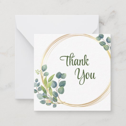 Flat Note-kaart Notitiekaartje (Voorkant)