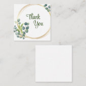 Flat Note-kaart Notitiekaartje (Voorkant / Achterkant)