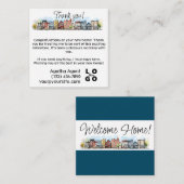 Flat Note-kaart Notitiekaartje (Voorkant / Achterkant)