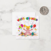 Flat Note-kaart Notitiekaartje (Voorkant / Achterkant in situ)