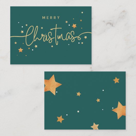 Flat Note-kaart Notitiekaartje (Voorkant / Achterkant)