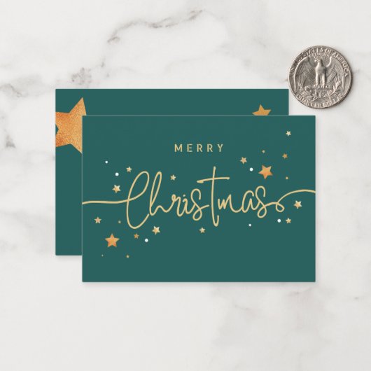 Flat Note-kaart Notitiekaartje (Voorkant / Achterkant in situ)