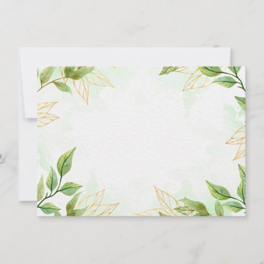 Flat Note-kaart Notitiekaartje (Voorkant)