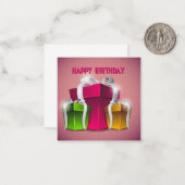 Flat Note-kaart Notitiekaartje (Voorkant / Achterkant in situ)