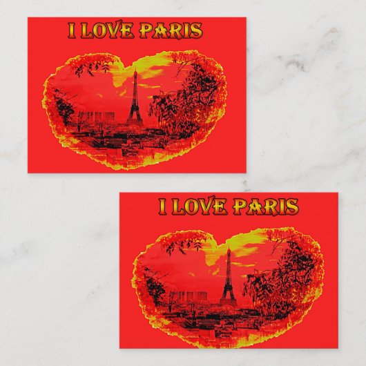 Flat Note-kaart Notitiekaartje (Voorkant / Achterkant)