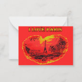 Flat Note-kaart Notitiekaartje (Voorkant)