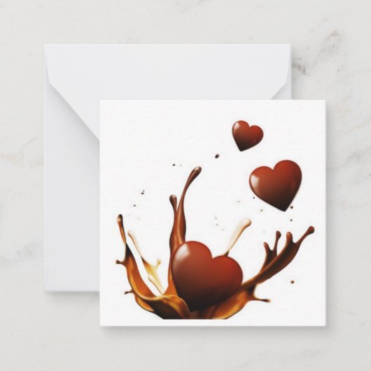 Flat Note-kaart Notitiekaartje (Voorkant)