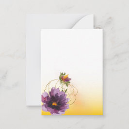 Flat Note-kaart Notitiekaartje