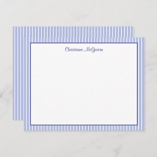 Flat Note-kaart Notitiekaartje (Voorkant / Achterkant)