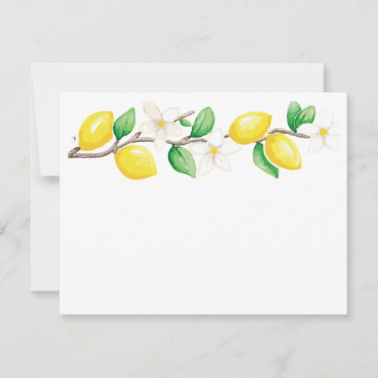 Flat Note-kaart Notitiekaartje (Voorkant)