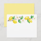 Flat Note-kaart Notitiekaartje (Voorkant / Achterkant)