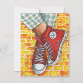 Flat Note-kaart Notitiekaartje (Voorkant)