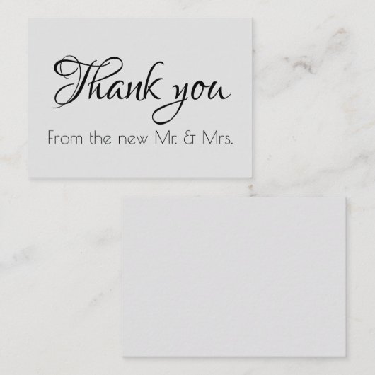 Flat Note-kaart Notitiekaartje (Voorkant / Achterkant)