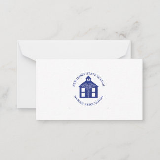 Flat Note-kaart Notitiekaartje