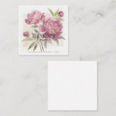 Flat Note-kaart Notitiekaartje (Voorkant / Achterkant)