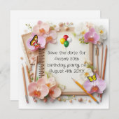 Flat Note-kaart Notitiekaartje (Voorkant / Achterkant)