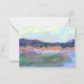 Flat Note-kaart Notitiekaartje (Voorkant)