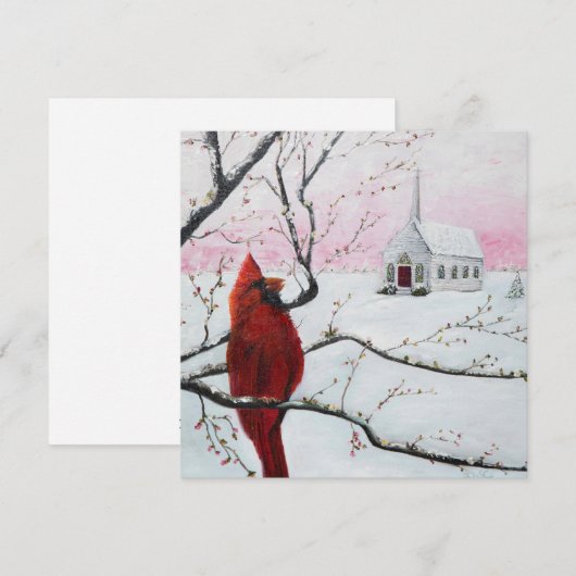 Flat Note-kaart Notitiekaartje (Voorkant / Achterkant)