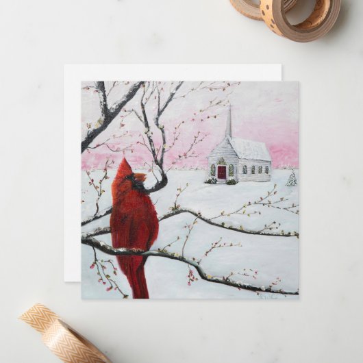 Flat Note-kaart Notitiekaartje (Voorkant / Achterkant in situ)