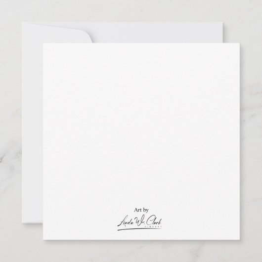 Flat Note-kaart Notitiekaartje (Achterkant)