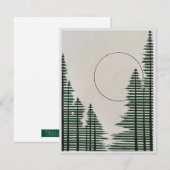 Flat Note-kaart Notitiekaartje (Voorkant / Achterkant)