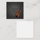 Flat Note-kaart Notitiekaartje (Voorkant / Achterkant)