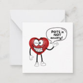 Flat Note-kaart Notitiekaartje (Voorkant)