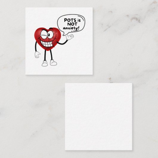 Flat Note-kaart Notitiekaartje (Voorkant / Achterkant)