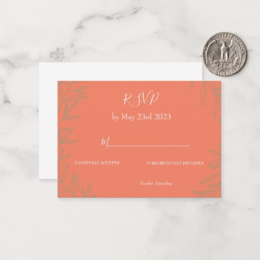 Flat Note-kaart Notitiekaartje (Voorkant / Achterkant in situ)